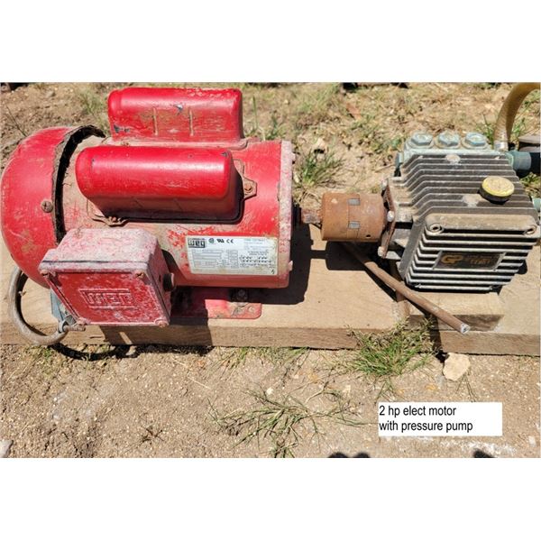 2HP Electric Motor with pressure pump