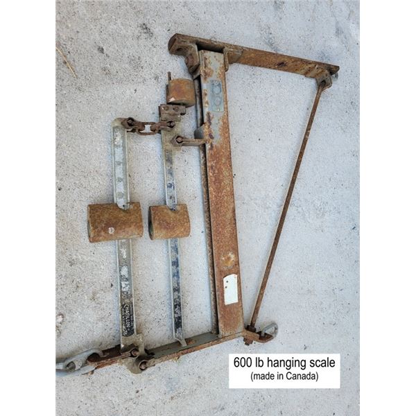 Hanging Scale - 600 lb (Made in Canada)