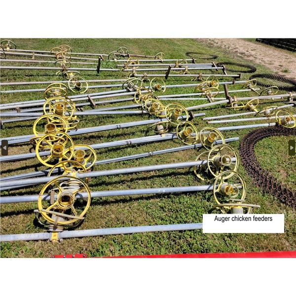 Auger Chicken Feeders