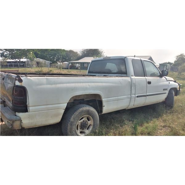 White Dodge Ram 3500