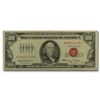 Image 1 : 1966 $100 U.S. Note Red Seal VF