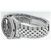 Image 8 : Rolex Mens Stainless Steel Diamond Lugs Rhodium Diamond & Ruby Datejust Wristwat