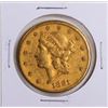 Image 1 : 1881 $20 Liberty Head Double Eagle Gold Coin VF