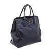 Image 2 : Prada Navy Leather Tote Bag