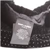 Image 4 : Saint Laurent YSL Beret Crystal Embellished Velvet Black