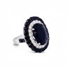 Image 2 : Oscar Friedman Cocktail Sapphire Ring