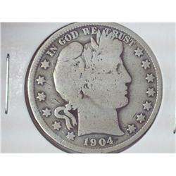 1904 Barber Half Dollar
