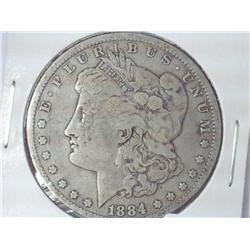 1884 Morgan Silver Dollar