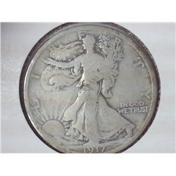 1917-S (Reverse) Walking Liberty Half Dollar