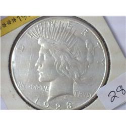 1923-S Peace Silver Dollar