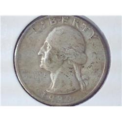 1932-D Washington Quarter (Key Date) VG