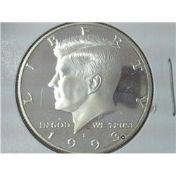 1993-S Silver Kennedy Half Dollar (Gem Proof)