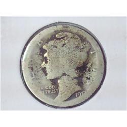 1917-D Mercury Dime