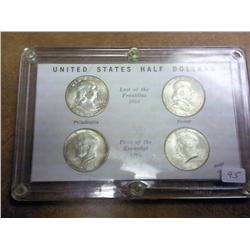 US Half Dollar Set 1963, 63-D, 64 And 64-D (UNC)