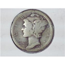 1918-D Mercury Dime