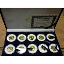 2007-08 Statehood Quarters 24K Gold Plated