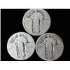 Image 1 : 3 Assorted Standing Liberty Quarters