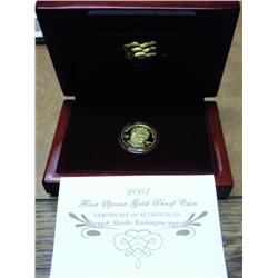 2007 Martha Washington 1st Spouse Gold Proof Coin