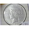 Image 1 : 1922-D Peace Silver Dollar (UNC)