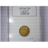 Image 1 : 1913 Finland Gold 10 Markkaa NGC MS67 .0933 AGW