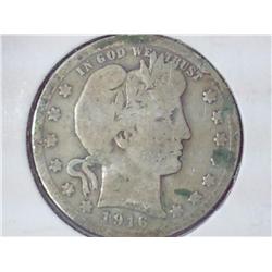 1916 Barber Quarter