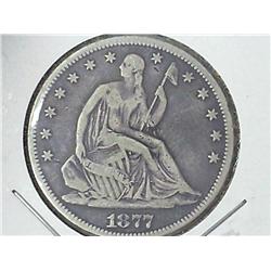 1877 Seated Liberty Half Dollar