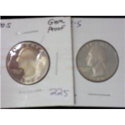 1980-S And 1981-S Washington Quarters (Proof)