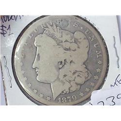 1879-CC Morgan Silver Dollar