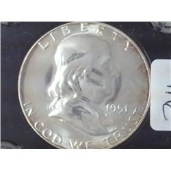 1951 Franklin Half Dollar (Proof)