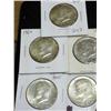 Image 1 : 5-Assorted 1964 Kennedy Half Dollars (Silver)