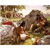 Image 1 : Fine Art Giclée on Canvas titled “Hard Trails Wore Out More than Ponies”, by Artist Howard Terpning