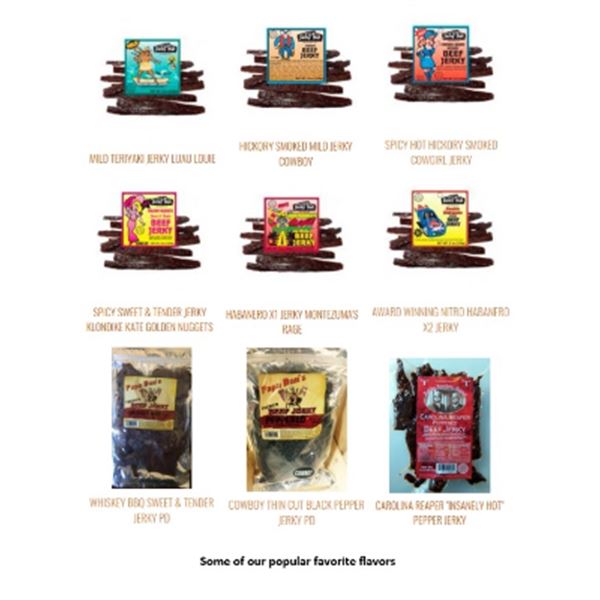 $300.00 Worth of Pre-Packaged Jerky