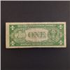 Image 2 : Collectible Faulty Alignment /Miscut Error 1935A US $1 One dollar silver certificate bill blue seal