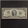 Image 1 : Collectible Faulty Alignment /Miscut Error 1976 US $2 Two dollars bill note green seal