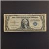 Image 1 : Collectible Faulty Alignment /Miscut Error 1935E US $1 One dollar silver certificate bill blue seal
