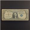 Image 1 : Collectible Faulty Alignment /Miscut Error 1957A US $1 One dollar silver certificate bill blue seal