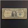 Image 1 : Collectible Faulty Alignment /Miscut Error 1957A US $1 One dollar silver certificate bill blue seal