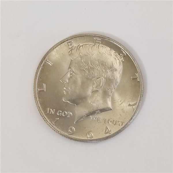 US 1964 KENNEDY silver half dollar coin