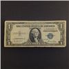 Image 1 : Collectible Faulty Alignment /Miscut Error 1935E US $1 One dollar silver certificate bill blue seal