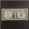 Image 1 : Collectible Faulty Alignment /Miscut Error 1935F US $1 One dollar silver certificate bill blue seal
