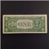 Image 2 : Collectible Faulty Alignment /Miscut Error 1957 US $1 One dollar silver certificate bill blue seal