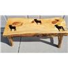 Image 2 : Hand Crafted  Wooden  Sheep Bench