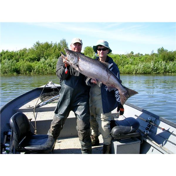 6 Day/5 Night Alaska Salmon Fishing trip June 21-26 for TWO, 2024 with Anderson Outdoors.