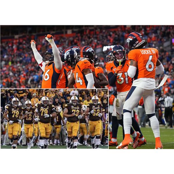 Football with the UW Cowboys and Denver Broncos tickets plus overnight/dinner at Little America