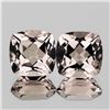 Image 1 : Natural Soft Golden Pink Morganite Pair [Flawless-VVS]