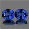 Image 1 : Natural Ceylon Blue Sapphire Pair {Flawless-VVS1}