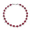 Image 1 : Natural Pigeon Blood Red Ruby Bracelet