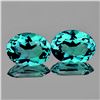Image 1 : Natural Paraiba Blue Apatite Pair {Flawless-VVS}