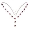 Image 3 : Natural Rhodolite Garnet Necklace