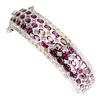 Image 1 : Natural Handmade Rhodolite Garnet 255 Cts Bangle